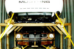 Ship 1 new Mustang and 1 Classic Mustang to France