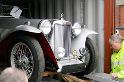 Containers protect Classic Vehicles