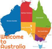 Australia Icon Map