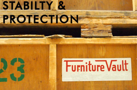Furniture Storage Vault for Stability and Protection