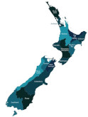New Zealand Icon Map