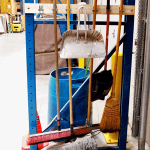 One of many cleaning stations in the Bekins Worldwide Storage Facilities.